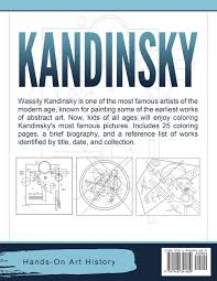 Artist related word search (blank & answer key) or. Kandinsky Coloring Pages For Kids And Kids At Heart Hands On Art History Band 35 Art History Hands On Amazon De Bucher