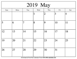 Blank May 2019 Calendar Calendar 2019 Printable September Calendar Free Printable Calendar Templates