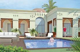 استراحه تصميم مغربى طابق واحد house styles mansions outdoor decor