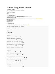 Coba kau lihat dirimu dahulu sebelum kau nilai kurangnya diriku apa salahnya hargai diriku sebelum kau nilai siapa diriku. Salah Apa Aku Chord C