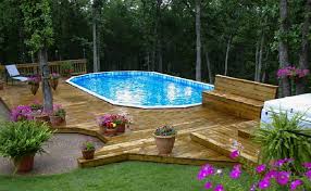 Your backyard pool will bring back memories of pool parties past, with the endless pools difference: Amazing Above Ground Pool Design Trends Maytronics