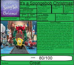 Directed by mark caballero, seamus walsh. Spongebob Review It S A Spongebob Christmas By Spongey444 On Deviantart