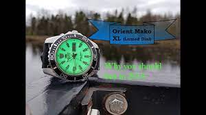 5mm) and a third of a millimeter thicker (13. Orient Mako Xl Full Lume Dial Why You Should Buy This Watch In 2019 Youtube