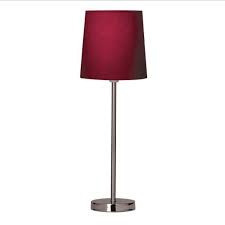 Saca8256 Burgundy Tall Stick Lamp Table Lamp Lamp Tall Table Lamps