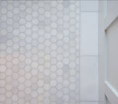 Stylish Family Home With Transitional Interiors Gorgeous Hexagon Marble Floor Tiles Hexagon Tile Bathroom Floor Hexagon Tile Floor Bathroom Flooring