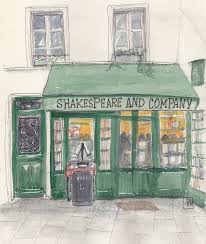 Shakespeare And Company Shakespeare And Company Paris Illustration Paris Drawing