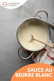 Sauce Au Beurre Blanc Facile Par Academie Du Gout Recette En 2020 Beurre Blanc Sauce Beurre Blanc Sauce Au Beurre