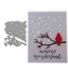 Up to extra 11% off. Diy Snow Birds Branch Metal Cutting Die Card Making Scrapbooking Embossing Cuts Stencil Craft Dies Crafts Wish