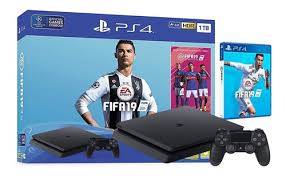 Start your streak, play now! Sony Playstation 4 1 Tera Slim Ps4 Fifa 2019 Juego Fisico Mega Federal