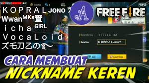 Download free fonts for windows and mac. Cara Membuat Nickname Free Fire Ff Keren Banyak Font Huruf Keren Bisa Kreasi Sendiri Youtube