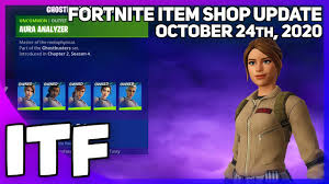 For the article on the save the world shop, please see llama shop. Fortnite Item Shop New Three Ghostbusters Packs October 24th 2020 Fortnite Battle Royale Youtube