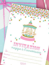 Invitation Anniversaire Fete Foraine A Imprimer Invitation Anniversaire Invitation Anniversaire Enfant Invitation Anniversaire A Imprimer