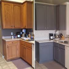 Painting oak kitchen cabinets white before and after. Updating Oak Kitchen Cabinets Before And After 11 Attractive Inspirations For Your Next Project Jimenezphoto