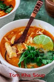 Tom Kha Soup Thai Chicken Coconut Soup Www Oliviascuisine Com This Is My Version Of Tom Kha Soup One O Tom Kha Soup Tom Yum Soup Recipe Thailand Cuisine