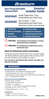 (4.8) stars out of 5 stars 4 ratings, based on 4 reviews. Braeburn 1020nc Installation Manual Pdf Download Manualslib