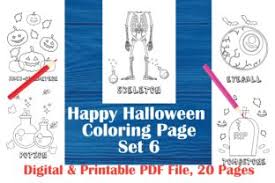 Maybe you would like to learn more about one of these? Happy Halloween Printable Coloring Page Graphic By Midasstudio Creative Fabrica