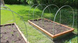 Hoops in your raised beds can help make gardening success easier. Don T Use Pvc For Your Garden Hoops Youtube