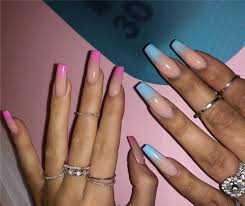 Trendy Nail Art Ideas From Celebrities You Must Know In 2020 Women Fashion Lifestyle Blog Shinecoco Com In 2020 Kylie Nails Pink Ombre Nails Rainbow Nails