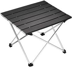 Amazon Com Ledeak Portable Camping Table Small Ultralight Folding Table With Aluminum Table Top And Carry Camping Table Folding Camping Table Aluminum Table