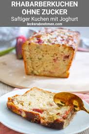 Gesundes Rhabarberkuchen Rezept Kuchen Ohne Zucker Backen Rhabarberkuchen Rezept Rezepte Rhabarberkuchen