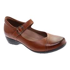 Womens Dansko Fawna Mary Jane Size 36 R Chestnut Burnished Calf