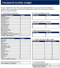 This is a great tool to help you track and pay down your debt using dave ramsey's debt snowball method. Free Household Budget Worksheet Excel Word Pdf Best Collections