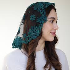 Green and Gold Wedding Veil