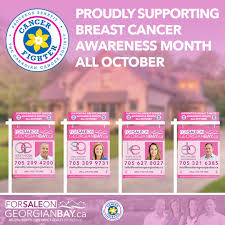 Breast cancer is the most common type of cancer in women worldwide, with at least 2.1 million women affected each year. Proudly Supporting Breast Cancer Awareness Month For Sale On Georgian Bay