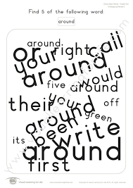 Overlapping Words 4 Sight Words Words Learning For Life