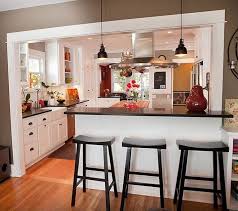 Cutting down our kitchen half wall made a huge difference in our kitchen remodel and in this post i show that even a woman can do it all by herself. 35 Stunning Small Open Kitchen And Dining Room Layout Breakfast Bars The Story Kitchen Remodel Small Kitchen Design Open Kitchen Bar Design