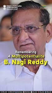 Remembering the multipotentialite B. Nagi Reddy