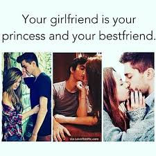 So, if you are looking for a reason to bring a smile to someone you know, take a look at this list and share any (or all) of these sweet quotes that are sure to brighten even the darkest of days. Your Girlfriend Is Your Princess And Your Best Friend Cute Relationship Goals Relationship Relationship Goals