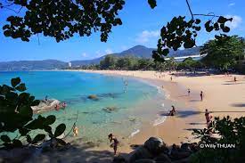 Karon Beach Is One Of The Longest Beaches In Phuket And The Third Most Popular With A Wide Stretch Of White S Karon Beach Beaches In Phuket Karon Beach Phuket