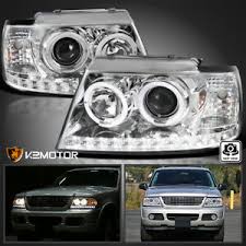 What are common abs parts that are replaced on an 02 ford explorer limited. Fits 2002 2005 Ford Explorer Led Strip Halo Projector Headlights Lamp Left Right Ebay