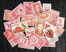 Vintage Postage Stamps Design By Virginia Sauder By Verdestudio Postage Stamp Design Stamp Design Vintage Postage Stamps