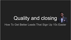 Quality and closing | How To Get Better Quality Bookkeeping ...