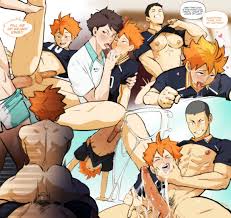 haikyuu!!, oikawa tooru (haikyuu!!), sawamura daichi, shoyo hinata, tanaka  ryuunosuke - R-34.XYZ