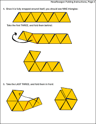 How to fold an origami flexagon. Hexaflexagon Designer Grace Avery Easy Paper Crafts Construction Paper Crafts Cool Paper Crafts
