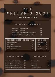 Mint Coffee Shop Menu Templates By Canva Black And White Coffee Coffee Shop Menu Coffee Flatlay