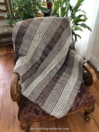 Almost all are double sided stitch patterns that look the same on both sides. Abc Knitting Patterns Brioche Stripe Lap Afghan Or Blanket