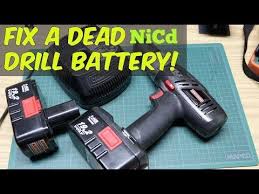 Black And Decker 12v Drill Battery Won T Charge How To Revive A Nicd Drill Battery That Won T Charge Youtube Battery Drill Battery Hacks Battery Repair