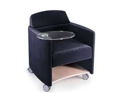 Commercial Armchair With Casters Studiotask Krug Soft Seating Lounge Seating Chair Design