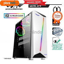 1 transparent side acrylic panel 3 fans included in kit. Casing Armageddon Komputer Gaming Armaggeddon Kagami Pc Aksesoris K1 Lazada Indonesia