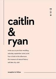Our Minimal Type Wedding Invitations Are The Definition Of Modern Minimalism Classic Wedding Invitations Beach Wedding Invitations Wedding Invitations