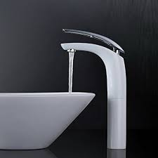 Homelody Wasserhahn Weiss Elegant Waschbeckenarmatur Misc Aus Messing Moderne Weisse Spiegel Design Stellt Au Armaturen Bad Wasserhahn Bad Waschtischarmatur
