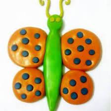 Easy art project for elementary kids and beginners. Butterfly Clay Craft Art Ideas Clay Projects For Kids Clay Projects Clay Crafts