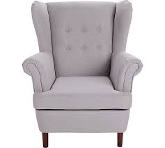 Buy Collection Martha Fabric Wingback Chair Grey At Argos Co Uk Visit Argos Co Uk To Shop Online For Armchairs And Chairs Sofas Argos Home Chair Furniture