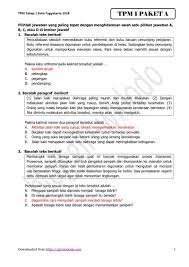 .sudah pernah membagikan soal un/unbk bahasa indonesia untuk smk, namun mungkin anda ingin mempelajari tipe soal un/unbk lainnya yang berbeda. Soal Dan Kunci Jawaban Tpmbk Kota Yogyakarta 2018 Tahap 1 Bahasa Indonesia Giri Widodo