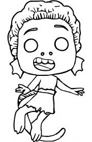 Each printable highlights a word that starts. Coloring Page Luca Funko Pop Sea Monster 1