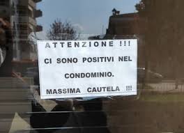 Nord 44° 21' 8.17 (espresso in notazione decimale 44.3522700) longitudine: Covid Cartello In Condominio Attenzione Ci Sono Positivi Cronaca Ansa